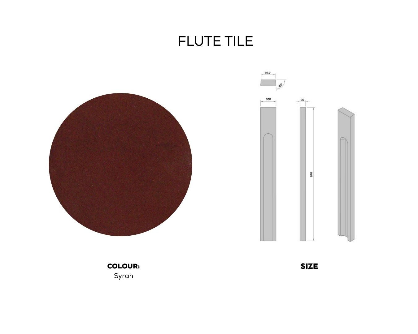 FLUTE TILE