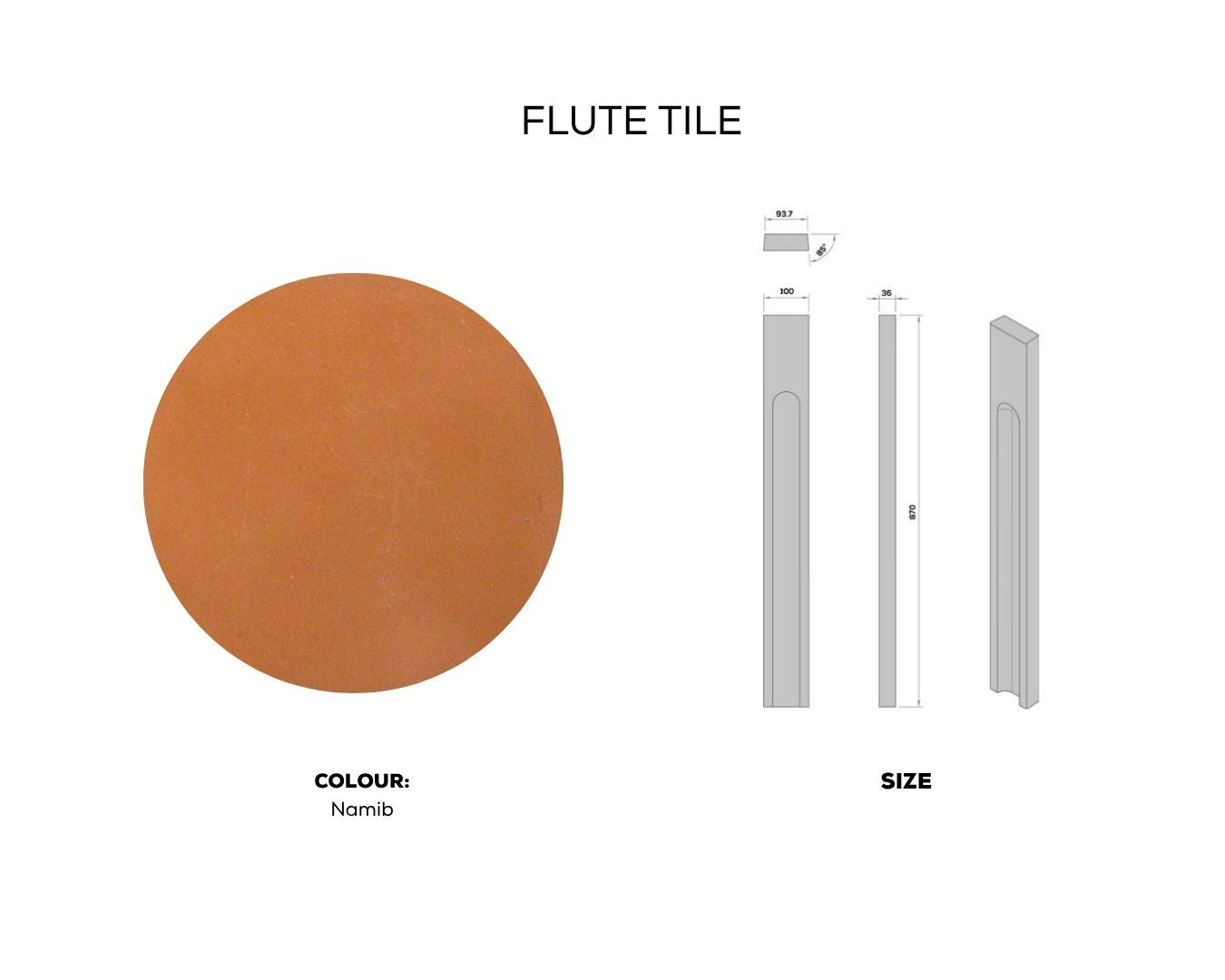 FLUTE TILE