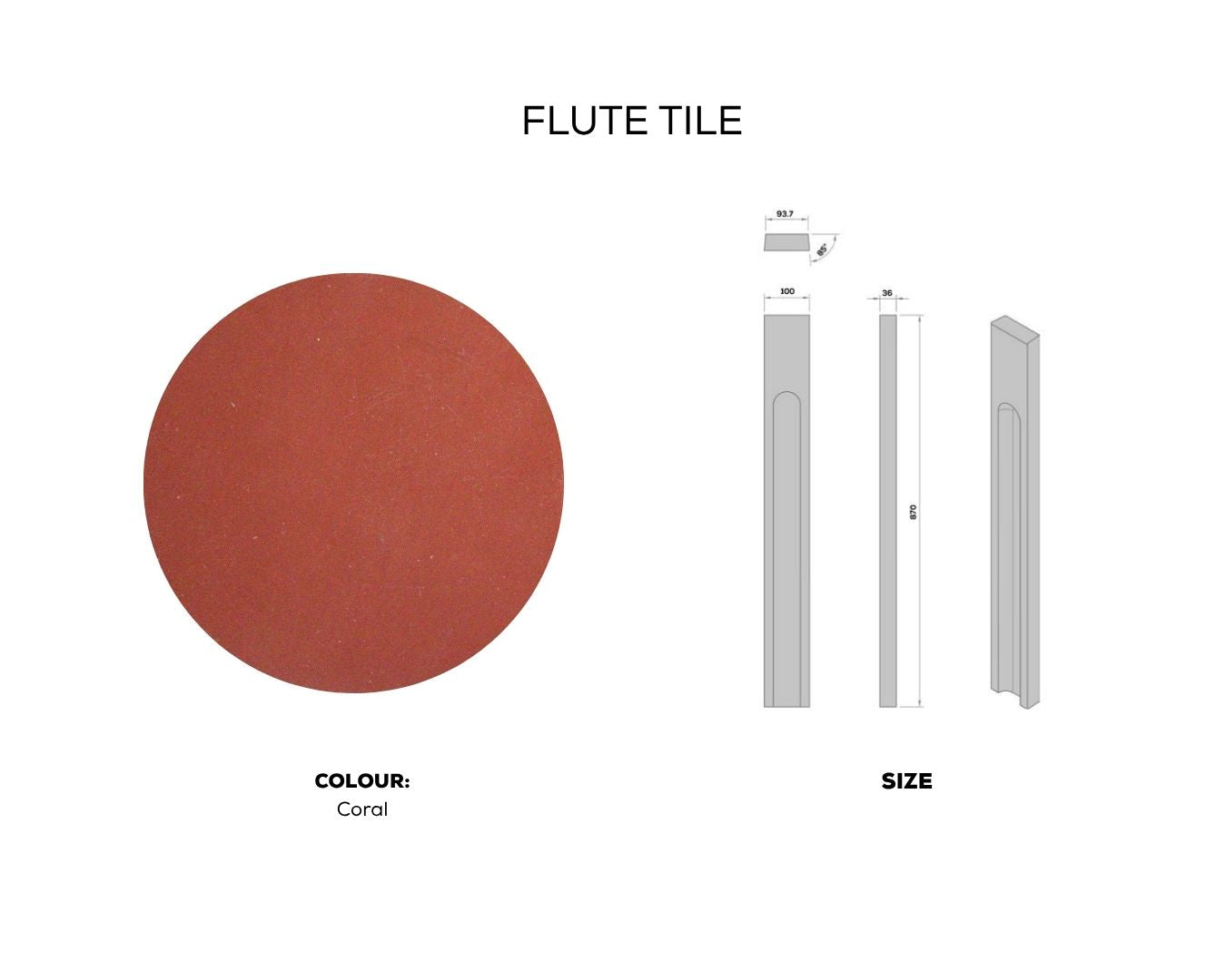 FLUTE TILE