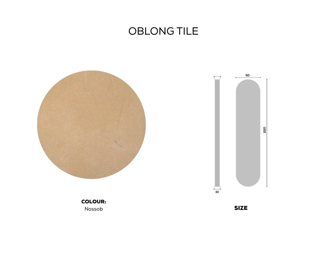 OBLONG TILE