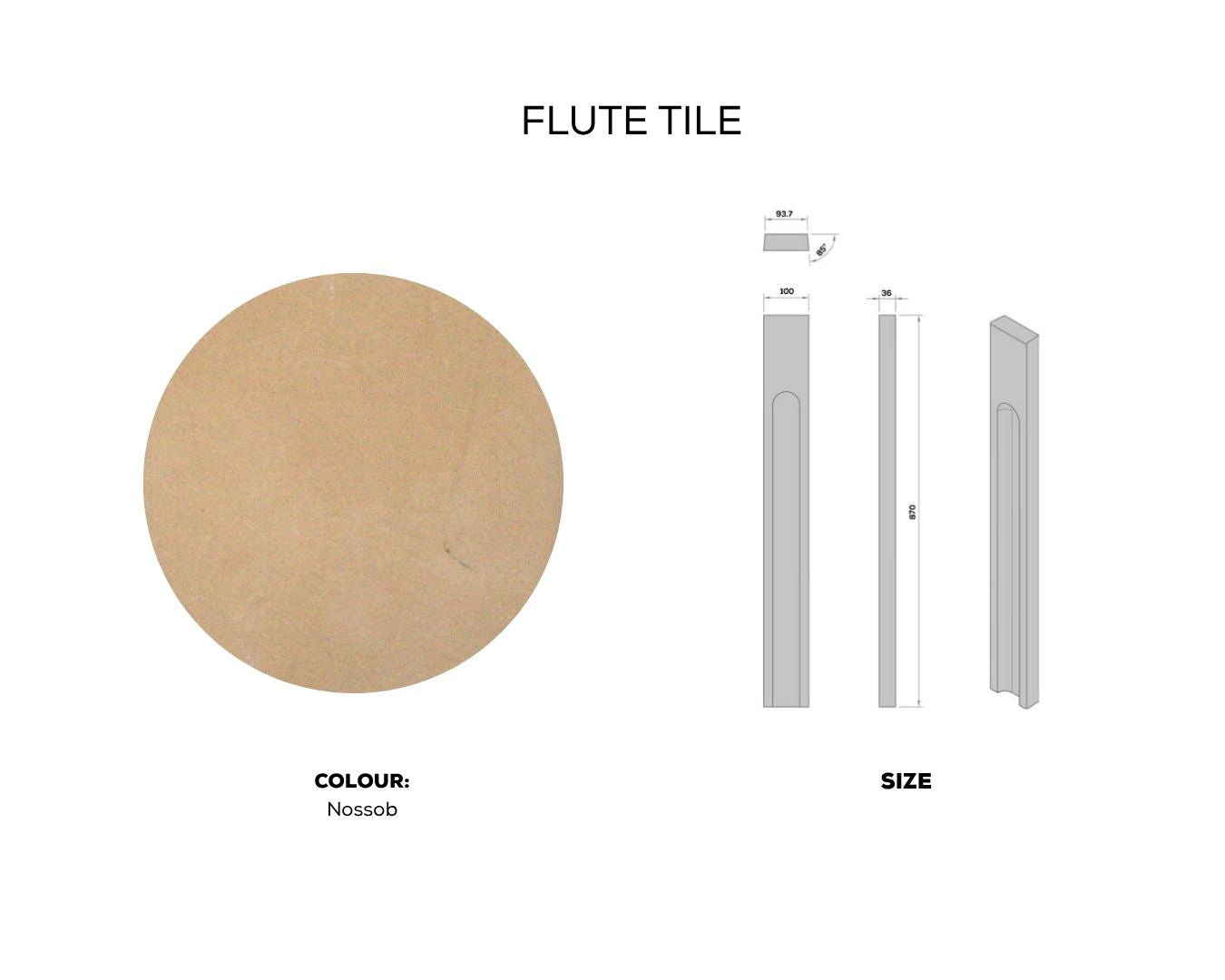 FLUTE TILE