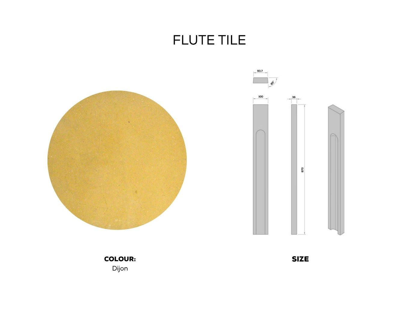 FLUTE TILE
