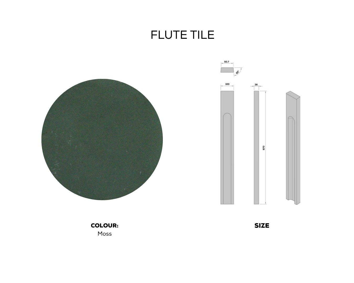FLUTE TILE