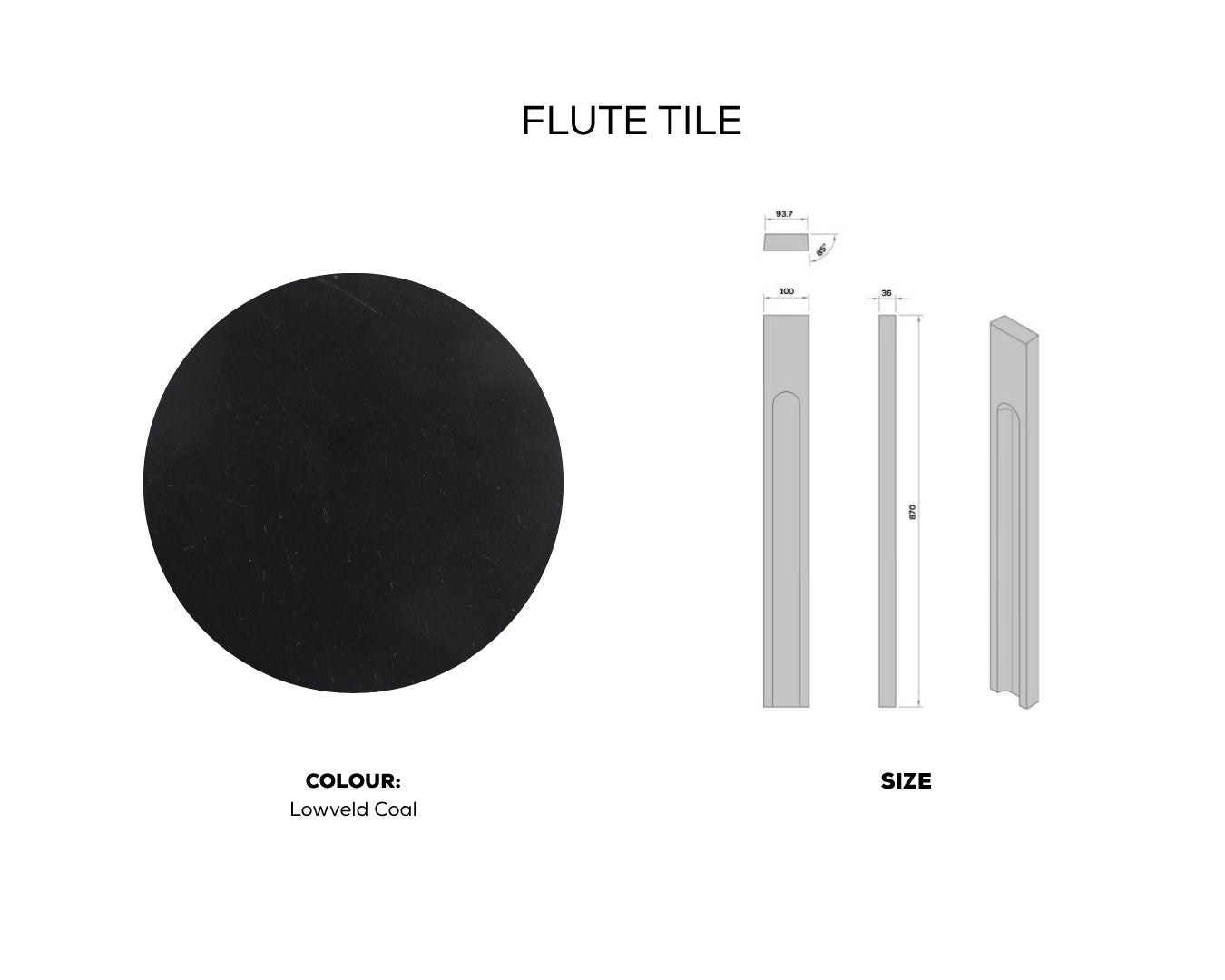 FLUTE TILE
