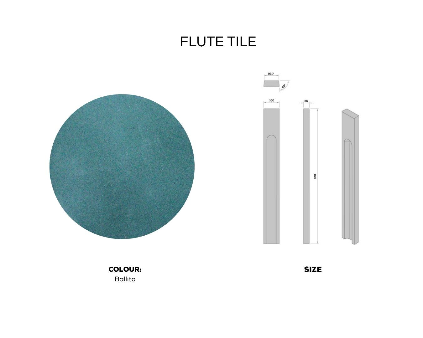 FLUTE TILE