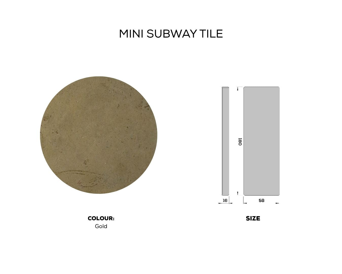 MINI SUBWAY TILE