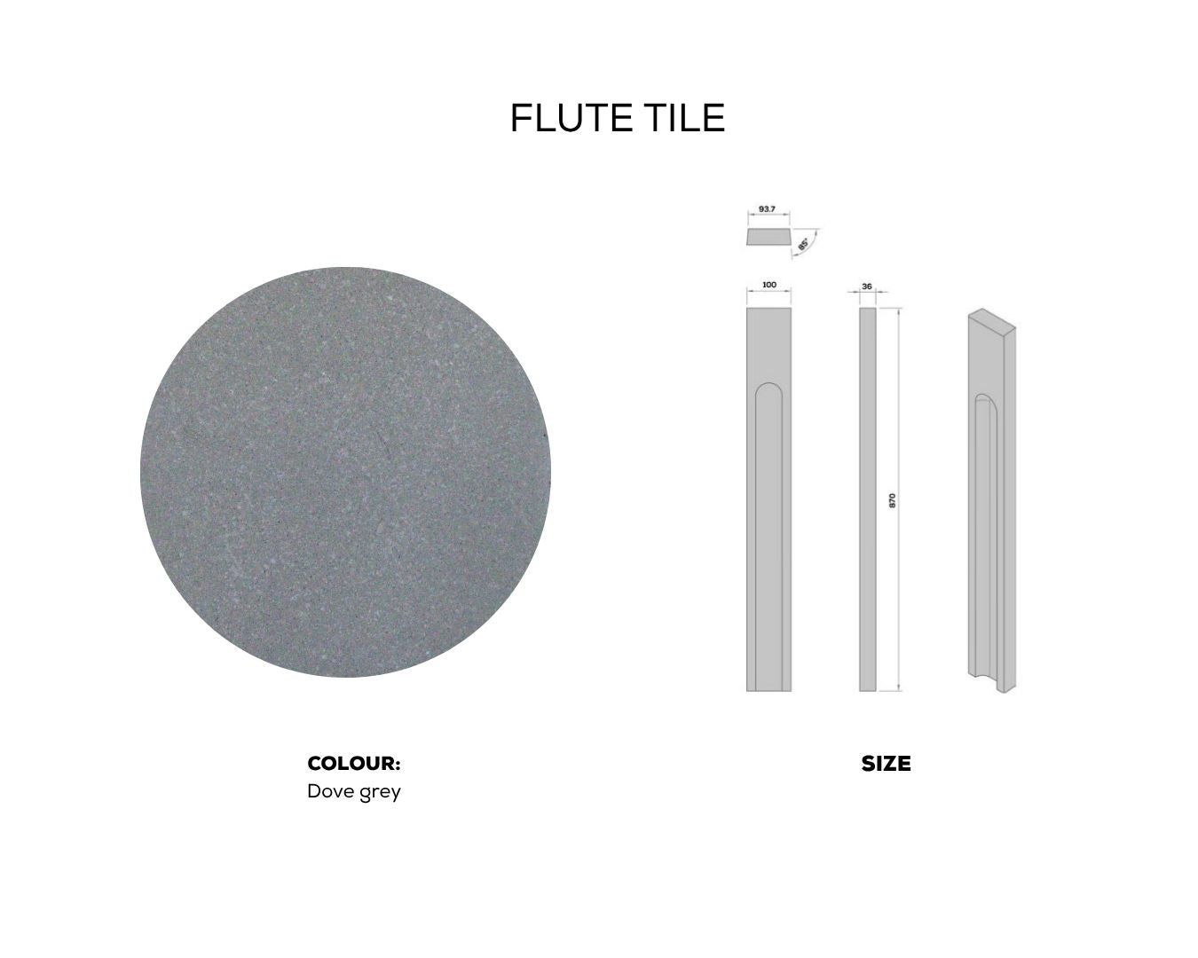 FLUTE TILE