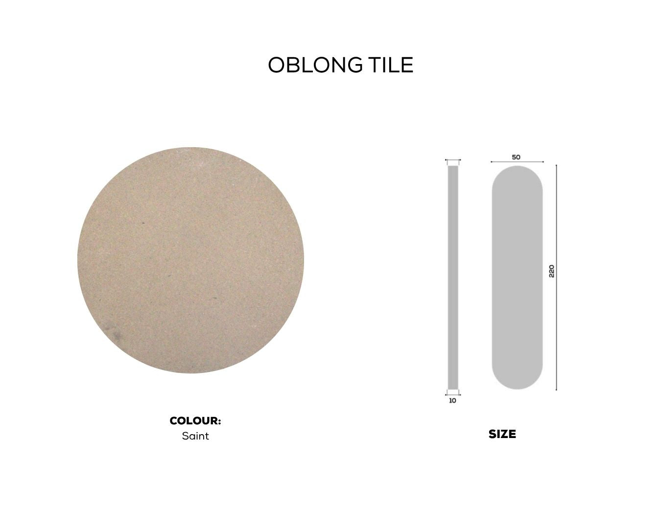 OBLONG TILE