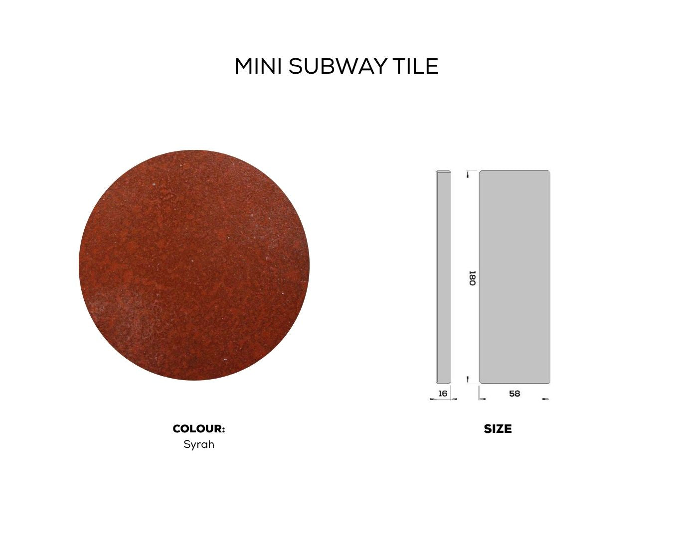 MINI SUBWAY TILE