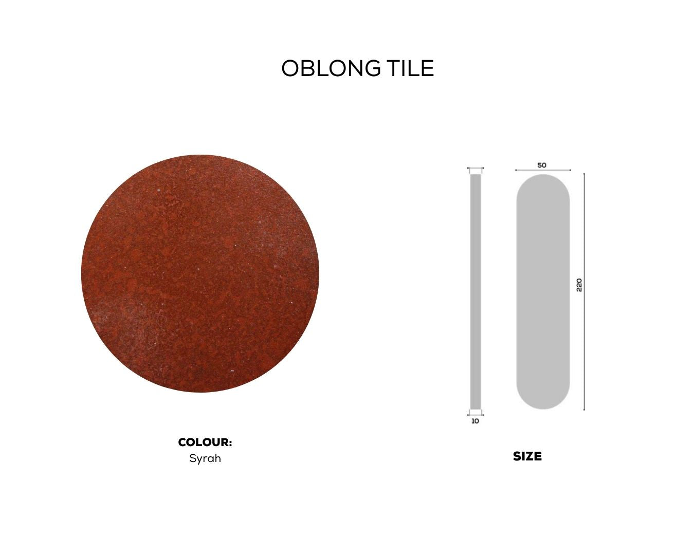OBLONG TILE