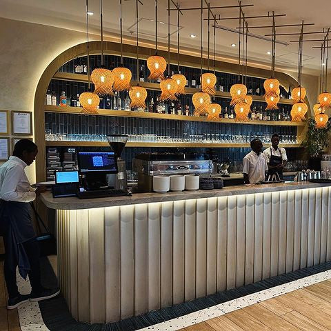 Showcase of Diwa Tile in a restaurant