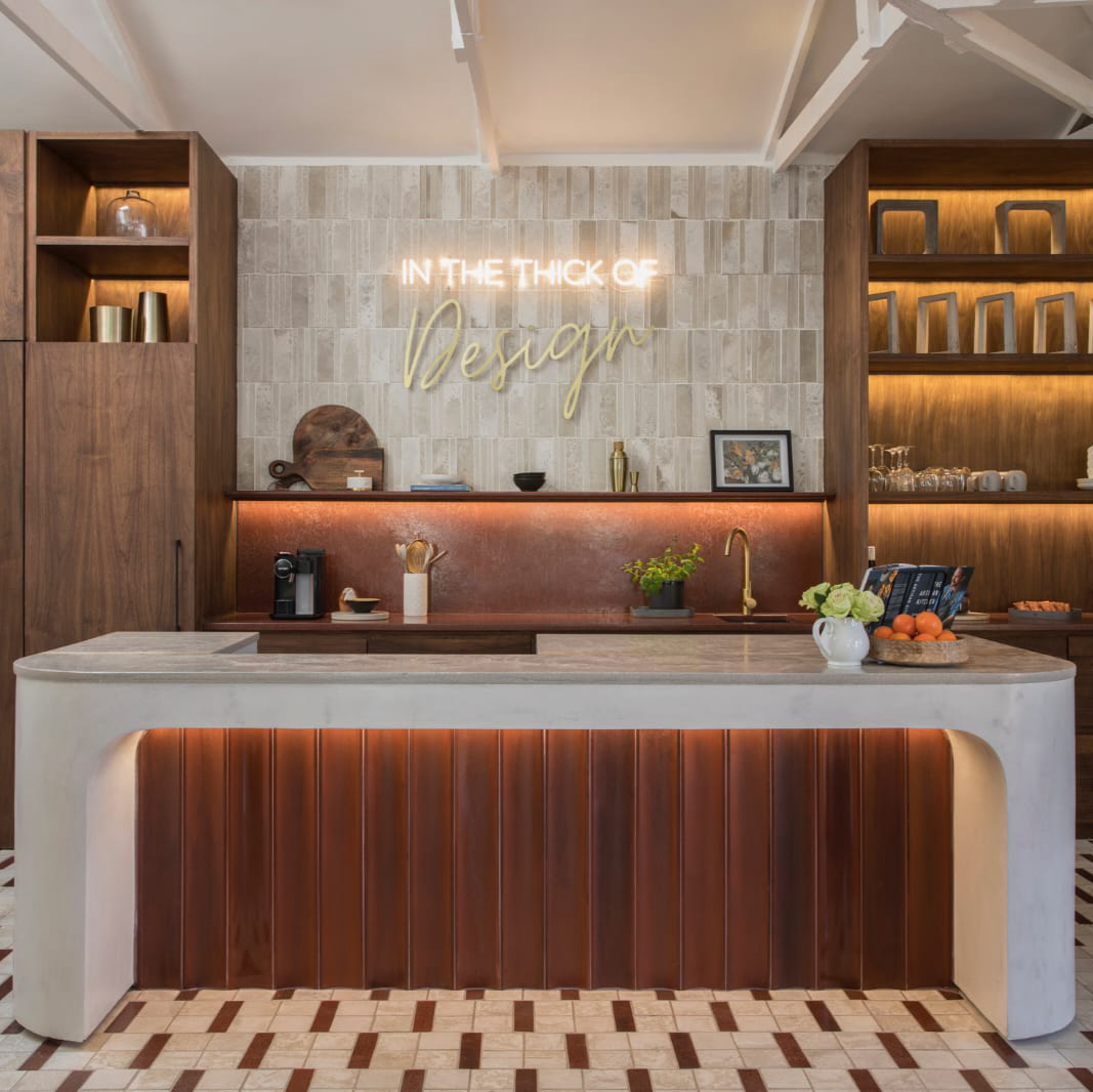 Showcase of Diwa Tile on a kitchen table